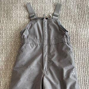 Gerry Kids Gray Overall Snowpants, Size 5